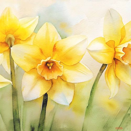 Bild von Servietten 33x33cm, Atelier Daffodil - VE 6