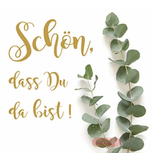 Bild von Servietten 33x33cm, Atelier Elegant Green - VE 6
