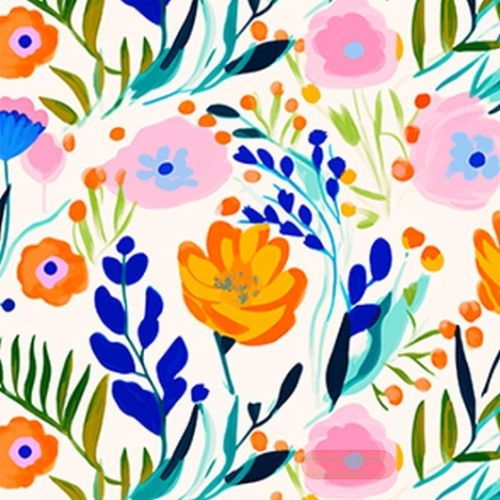 Bild von Servietten 33x33cm, Atelier Flower Painting - VE 6