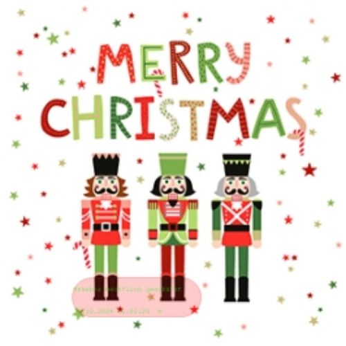 Bild von Servietten 33x33cm, Atelier Nutcrackers - VE 6