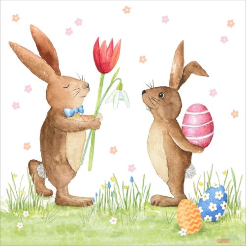 Bild von Servietten 33x33cm, Atelier Ostergeschenk - VE 6