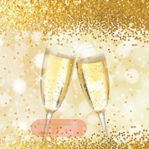 Bild von Servietten 33x33cm, Atelier Sparkling Moment - VE 6