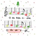 Bild von Servietten 33x33cm, Atelier Weihnachtsnoten - VE 6
