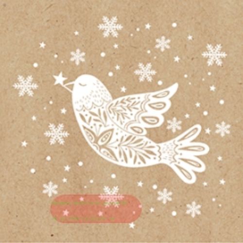 Bild von Servietten 33x33cm, Atelier Winter Dove - VE 6