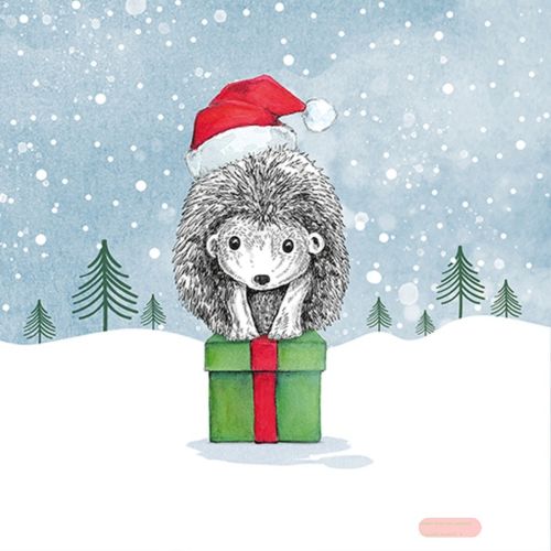 Bild von Servietten 33x33cm, Atelier Winteranimals - VE 6