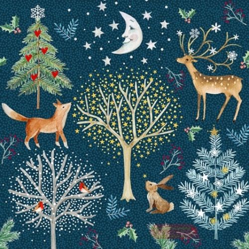 Bild von Servietten 33x33cm, Atelier Zauberwald - VE 6