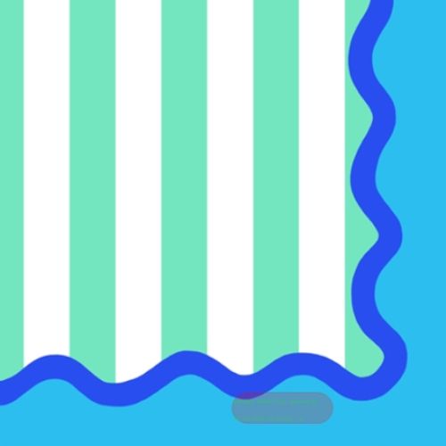 Bild von Servietten 33x33cm, Avantgarde Adria azur - VE 6