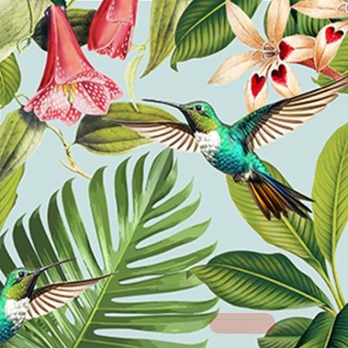 Bild von Servietten 33x33cm, Avantgarde Paradise dusty mint - VE 6