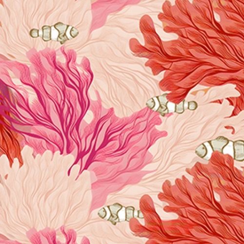 Bild von Servietten 33x33cm, Avantgarde Seagarden blush - VE 6