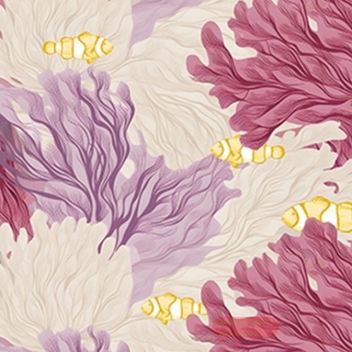 Bild von Servietten 33x33cm, Avantgarde Seagarden mauve - VE 6