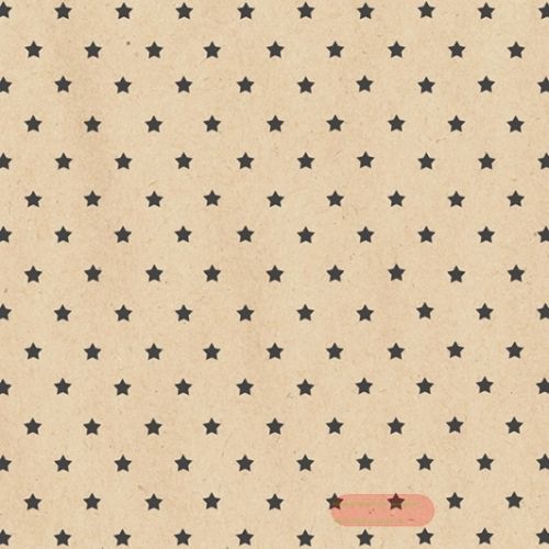 Bild von Servietten 33x33cm, By Nature Étoiles, natur-schwarz - VE 6