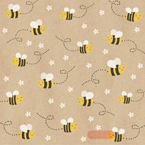 Bild von Servietten 33x33cm, By Nature Just bee - VE 6