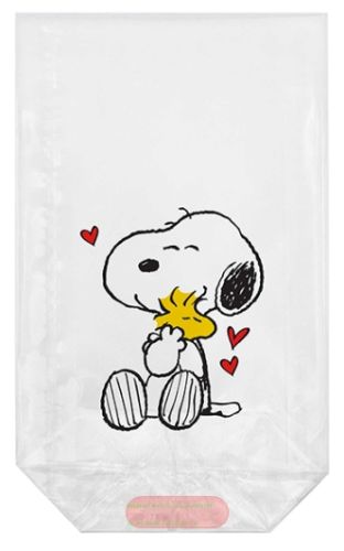 Bild von Snoopy Klarsichtbeutel mit Verschlussclips, 115x190mm (10er- Sets) - VE 12 (Sets)