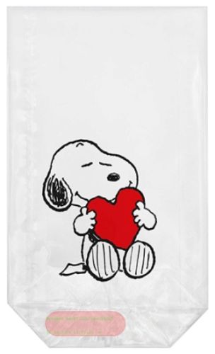 Bild von Snoopy Klarsichtbeutel mit Verschlussclips, 145x235mm (10er- Sets) - VE 12 (Sets)