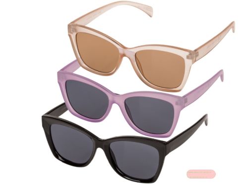 Bild von Sonnenbrille für Damen, Kunststoff, mehrfach sortiert (3) - VE 12