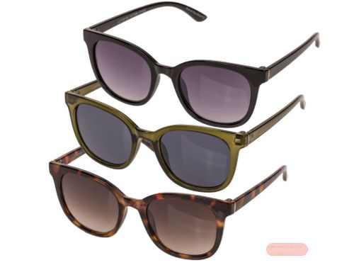 Bild von Sonnenbrille für Damen, Kunststoff, mehrfach sortiert (3) - VE 12