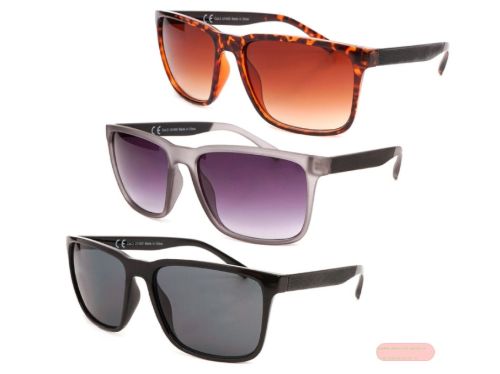 Bild von Sonnenbrille für Herren, Kunststoff, mehrfach sortiert (3) - VE 12