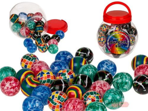 Bild von Springball Bouncing, Colours II, ca. 4,5 cm, gemischt in Dose - VE 30
