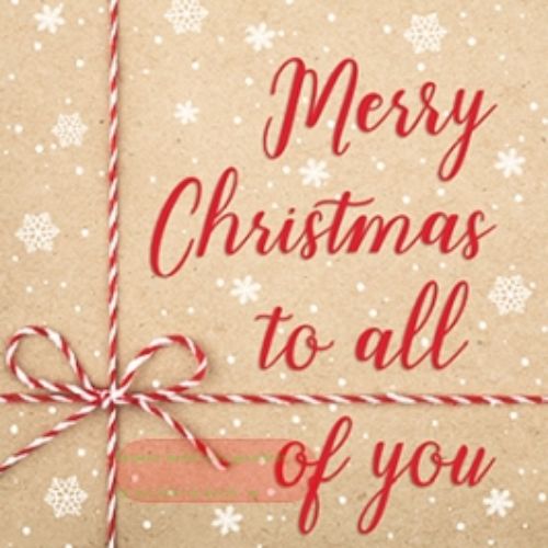 Bild von Servietten 33x33cm, By Nature To all of you - VE 6