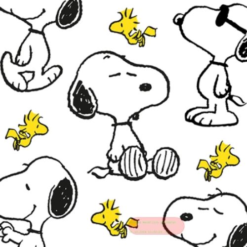 Bild von Servietten 33x33cm, Snoopy + Woodstock - VE 6