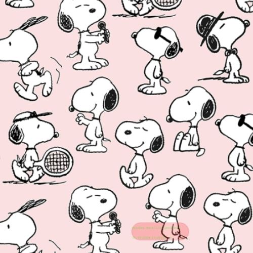 Bild von Servietten 33x33cm, Snoopy Happy Day rose - VE 6