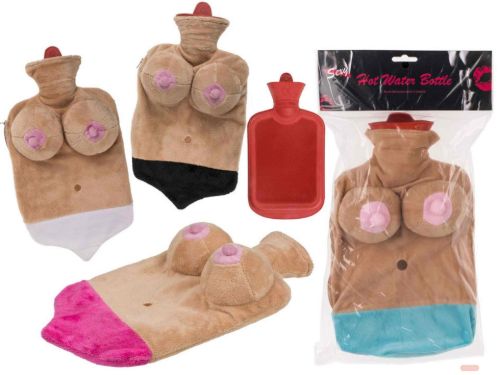 Bild von Sexy Wärmeflasche mit Brüsten 4-fach ass., ca. 1,5 Liter Füllmenge - VE 4