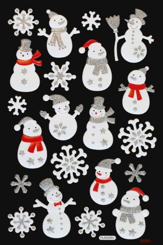 Bild von SHINY OLAF, 1 Blatt 14x21cm von Stickers pro Pack - VE 10 (Pack)