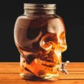 Bild von SKULL DRINKS DISPENSER, Getränkespender aus Glas, ca.33,5cm, Box