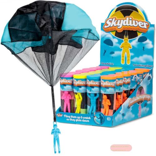 Bild von SKYDIVER, Fallschirmspringer, mehrfach sortiert, ca.67cm, Box - VE 24