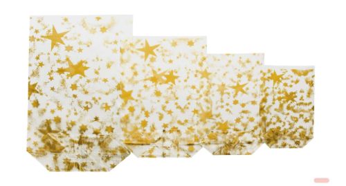 Bild von STERNE, Klarsichtbeutel bedruckt, 14,5x23,5 cm (10er- Pack)- VE 20 (Pack)