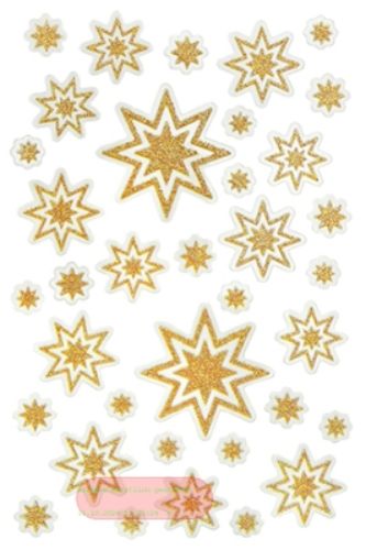 Bild von Sparkling, 1 Blatt 10x15cm von Stickers pro Pack - VE 10 (Pack)