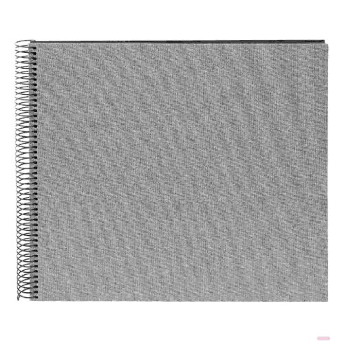 Bild von Spiralalben 35x30cm, 40 S.schwarz, Leinen, Summertime blau/grau - VE 2