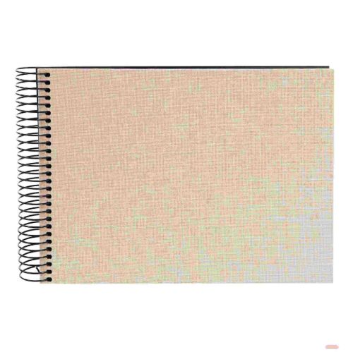 Bild von Spiralalben, 24x17cm, 40 S.schwarz, Leinen, Summertime beige - VE 2