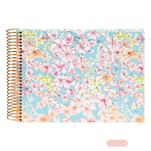 Bild von Spiralalben, 24x17cm, 40 S.weiss, goldene Spirale, Papier, Forever Spring - VE 2