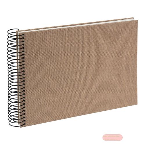 Bild von Spiralalben, 24x17cm, 40 S.weiss, Leinen, Summertime maple - VE 2