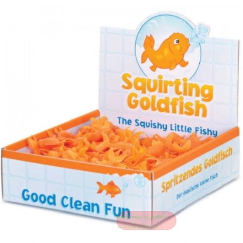 Bild von SQUIRTING GOLDFISH, Wasserspritz Goldfisch, ca.5cm, Display - VE 144