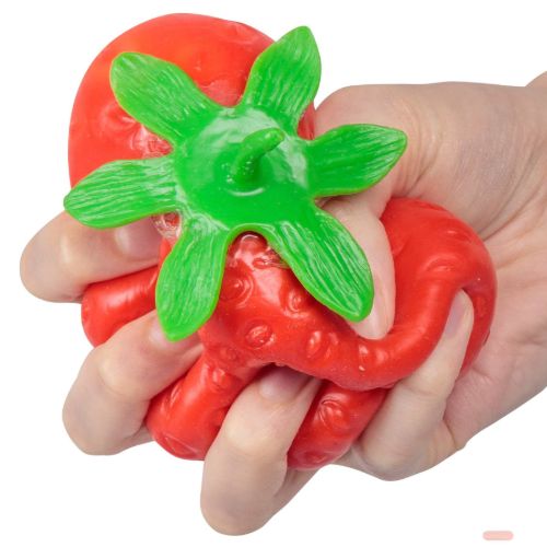 Bild von STRAWBERRY STRESS TOY, ca.9cm, mehrfarbig gemischt, im Display - VE 6