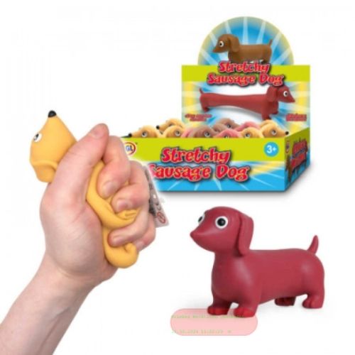 Bild von STRETCHY SAUSAGE DOG, ca.12cm, im Display (SV21277) - VE 12