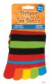 Bild von STRIPEY TOE SOCKS, Regenbogensocken gemischt, ca.37cm - VE 8