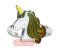 Bild von Stimmungs-Ringe Blue Magic Einhorn, auf Headerkarte - VE 8