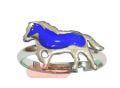 Bild von Stimmungs-Ringe Blue Magic Pferd, auf Headerkarte - VE 8