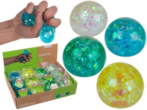 Bild von Squeeze-Ball, Colourful, ca. 6 cm, ca. 112 g, 4-farbig sortiert - VE 12