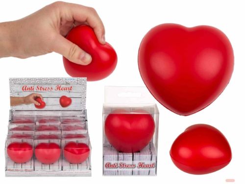 Bild von Squeeze-Herz Antistress, ca.6cm, Box, in Display - VE 12