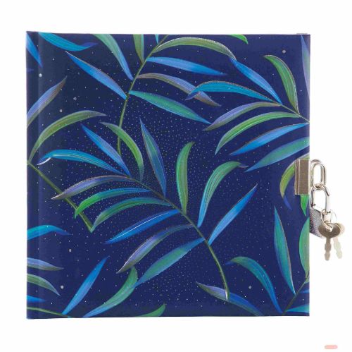 Bild von Tagebuch 16,5x16,5cm, 96 S.weiss, Tropical blue - VE 2