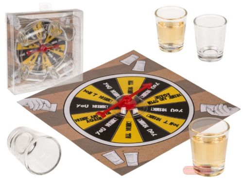 Bild von Trinkspiel, Shot-Spinner, in Box - VE 6