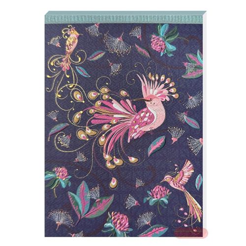 Bild von Tropical Birds dark, Block DIN A5