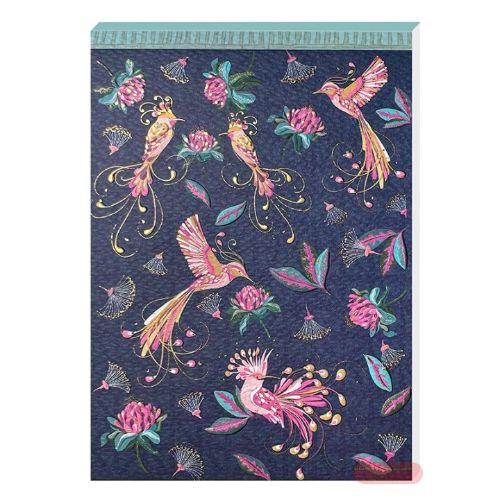 Bild von Tropical Birds dark, Block DIN A6