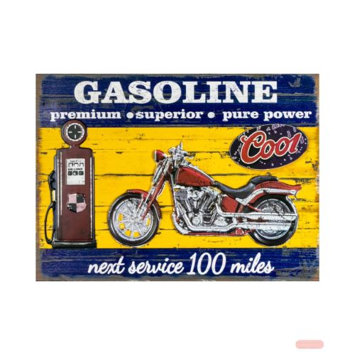 Bild von Wall Art Metall/Holz Cool 51,5x38x1,5cm, YY285