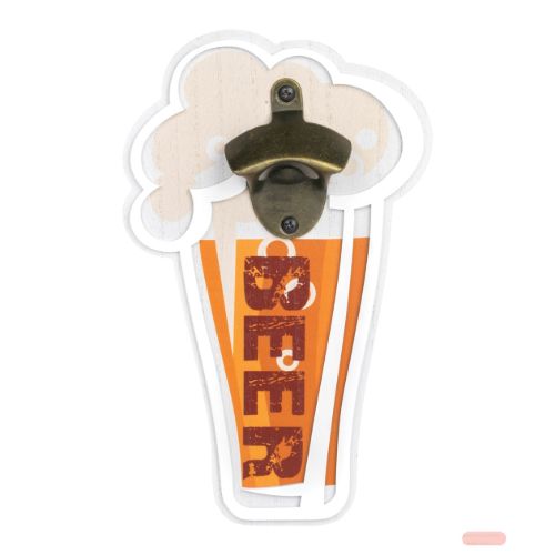 Bild von Wall Art Metall/Holz Draft, ca.15,5x25x4cm, YR364