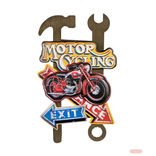 Bild von Wall Art Metall/Holz Durango, 36x59x4cm, YE752